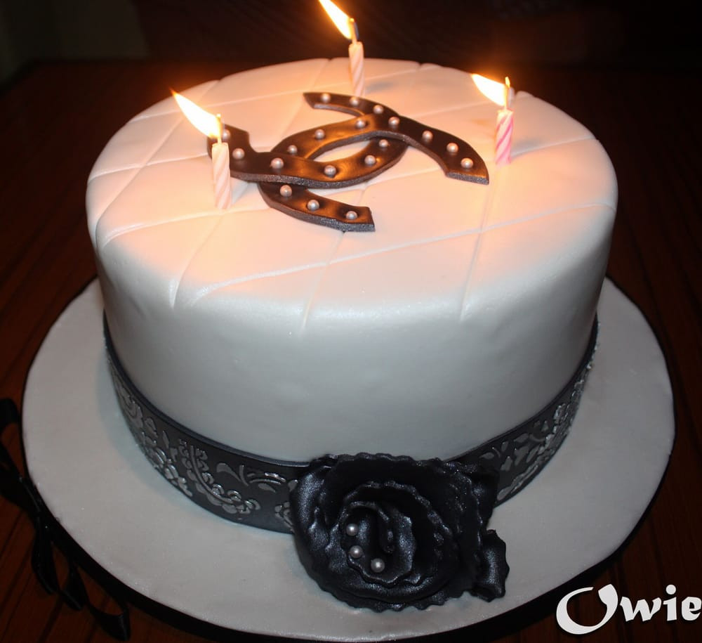 Chanel Birthday Cake
 CHANEL birthday cake =0