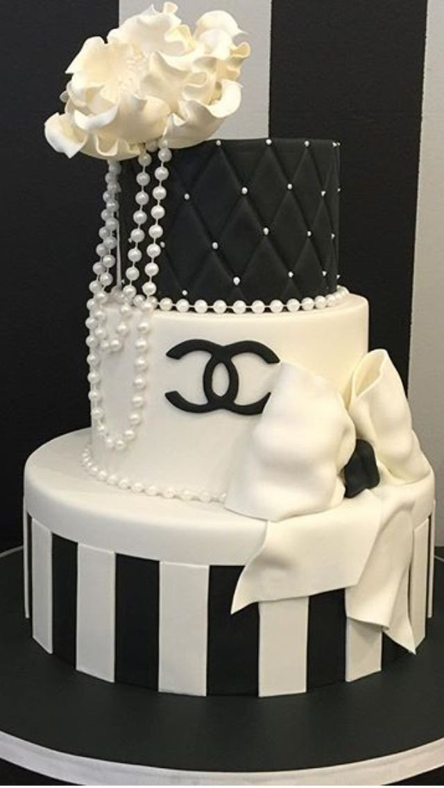 Chanel Birthday Cake
 Chanel cake … My wedding
