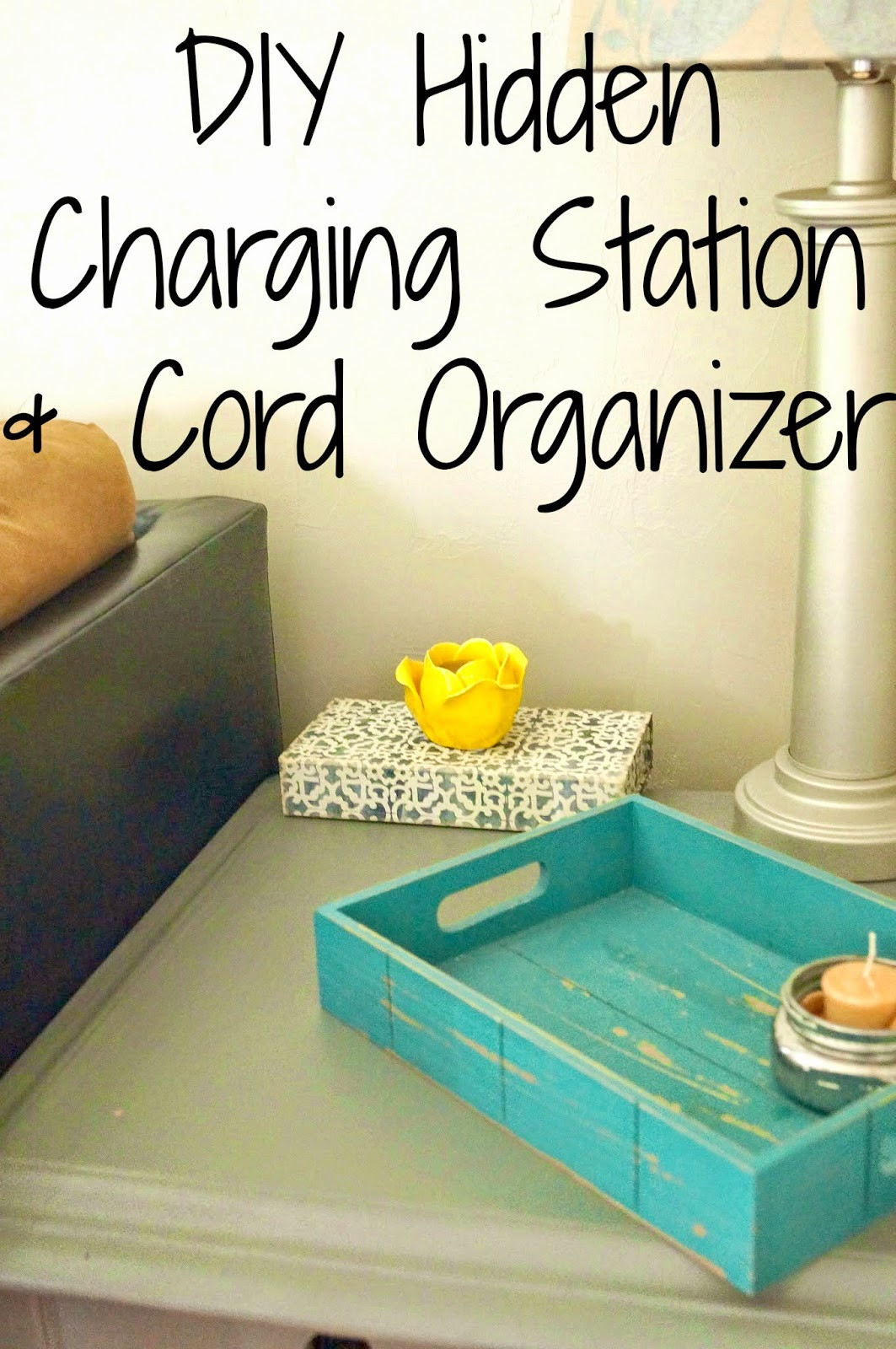 Charger Organizer DIY
 DIY Charging Station & Cord Organizer Old House to New Home