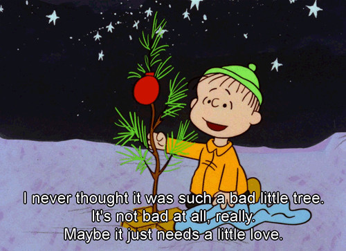Charlie Brown Christmas Linus Quote
 Christmas tree