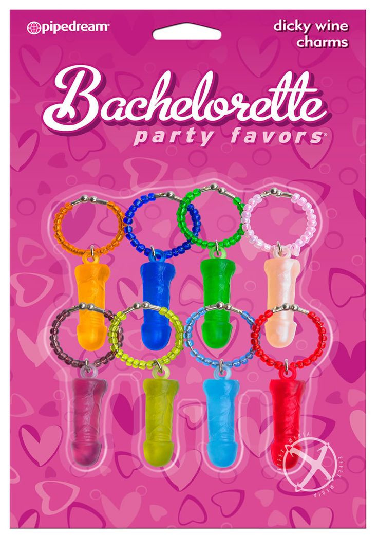 Cheap Bachelorette Party Ideas
 Buy Bachelorette Party Favors Dicky Wine Charms Assorted