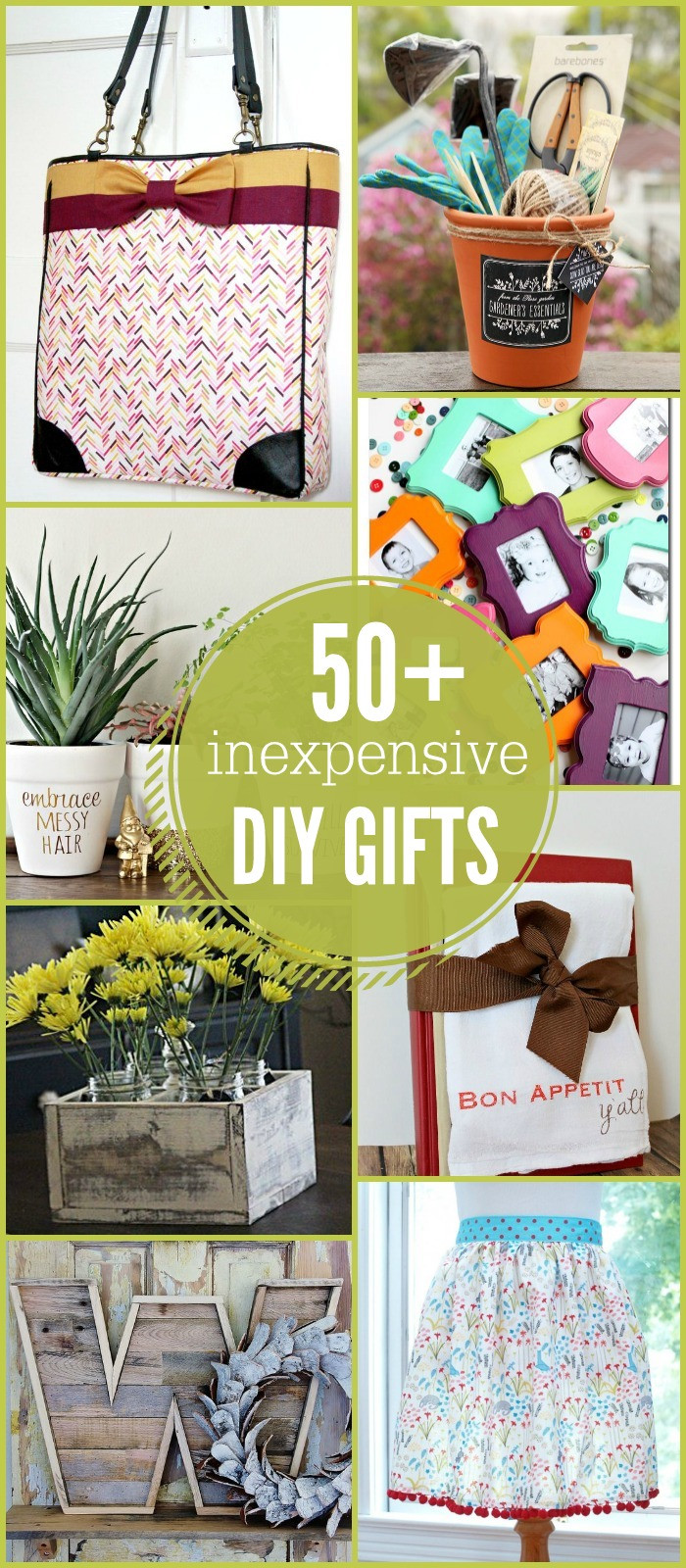 Cheap DIY Gifts
 50 Inexpensive DIY Gift Ideas