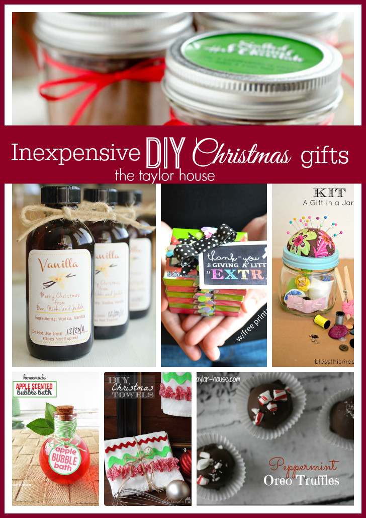 Cheap DIY Gifts
 Inexpensive DIY Christmas Gift Ideas