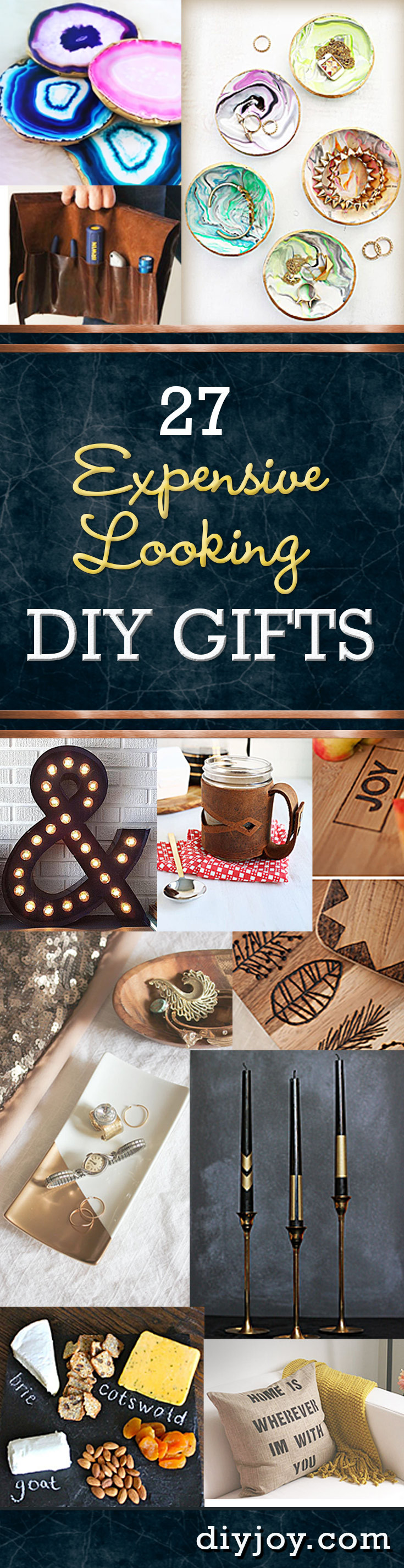 Cheap DIY Gifts
 27 Expensive Looking Inexpensive DIY Gifts