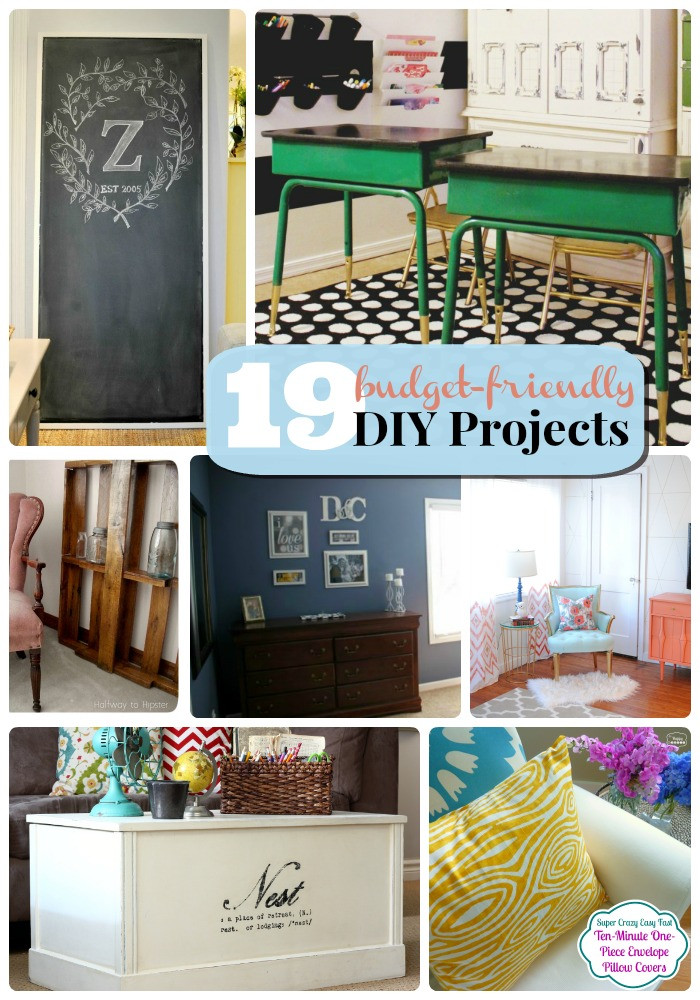 Cheap DIY Home Projects
 Great Ideas 19 Bud Friendly DIY Projects