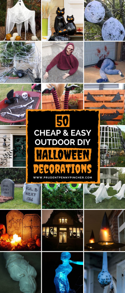 Cheap DIY Outdoor Halloween Decorations
 100 Dollar Store Halloween Decor DIY Ideas Prudent Penny