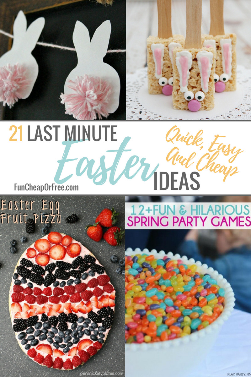 Cheap Easter Party Ideas
 21 Last Minute Easter Ideas Quick Easy and CHEAP