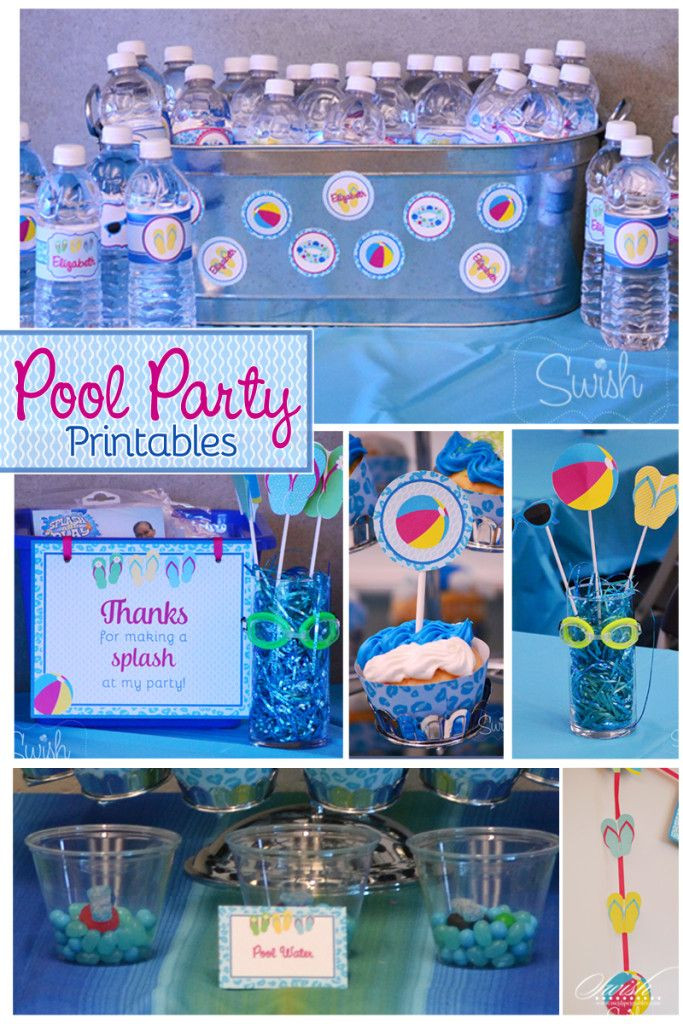 Cheap Pool Party Ideas
 Summer Pool Party – Cheetah Tween Pool Party