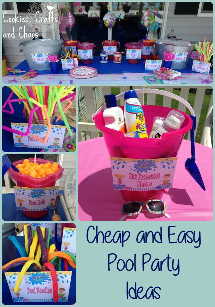 Cheap Summer Party Ideas
 Pool party ideas Cheap and easy diy summer poolparty