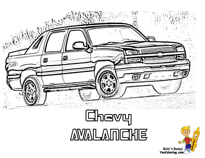 Chevy Girls And Boys Coloring Pages
 YesColoring Coloring Pages Free Safe