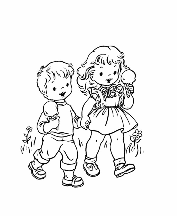 Chevy Girls And Boys Coloring Pages
 Coloring Page Boy And Girl Coloring Home