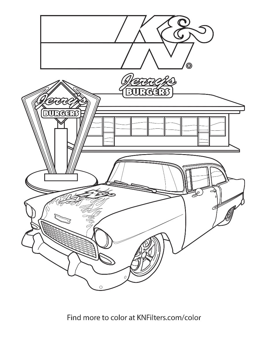 Chevy Girls And Boys Coloring Pages
 K&N Printable Coloring Pages for Kids