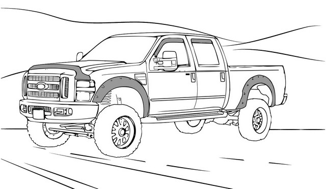 Chevy Girls And Boys Coloring Pages
 Silverado 1500 chevy truck coloring page