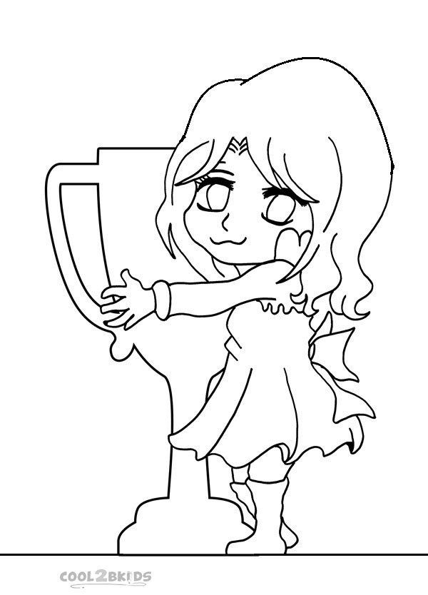 Chibi Coloring Pages Girl
 Printable Chibi Coloring Pages For Kids