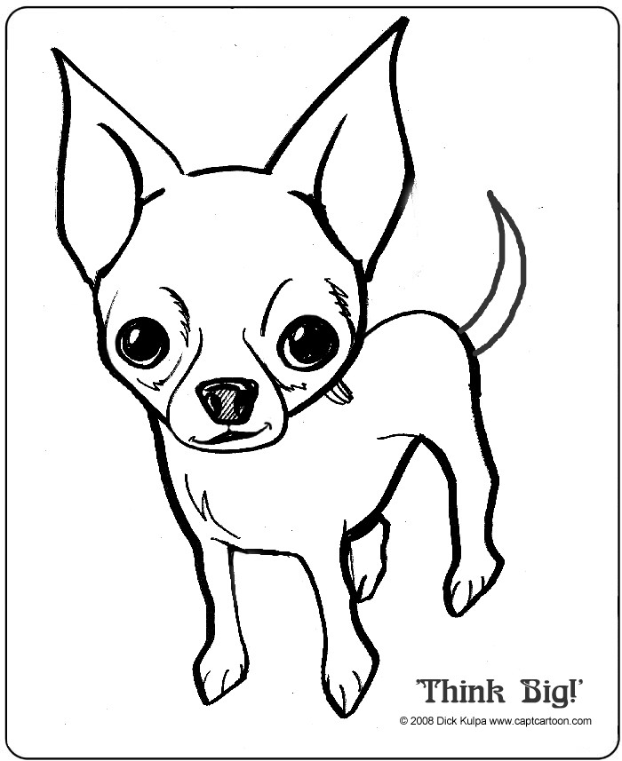 Chihuahua Coloring Pages
 Chihuahua Coloring Pages For Kids AZ Coloring Pages