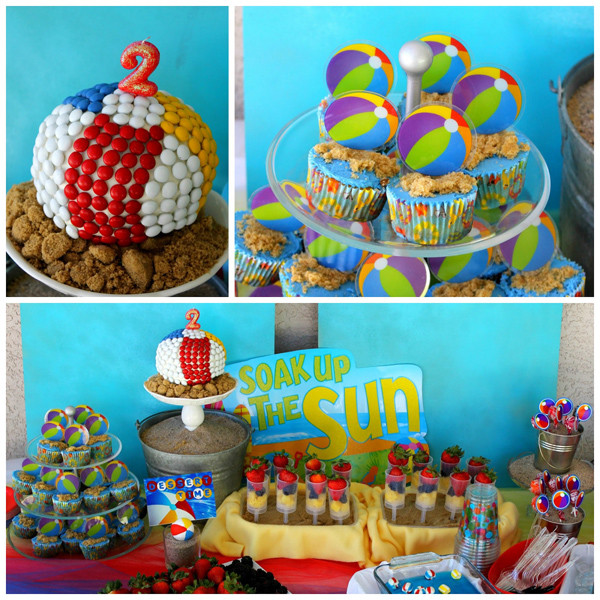 Children Beach Party Ideas
 Kara s Party Ideas Beach Ball Birthday Party Supplies
