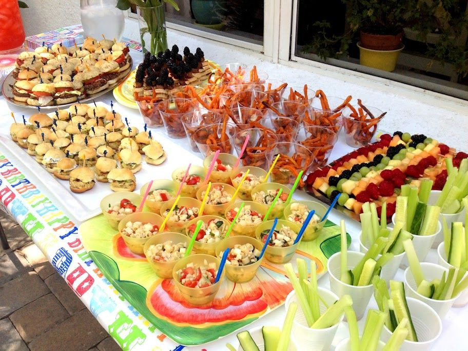 Children'S Party Food Ideas Buffet
 Miniature food amazing kids birthday spread