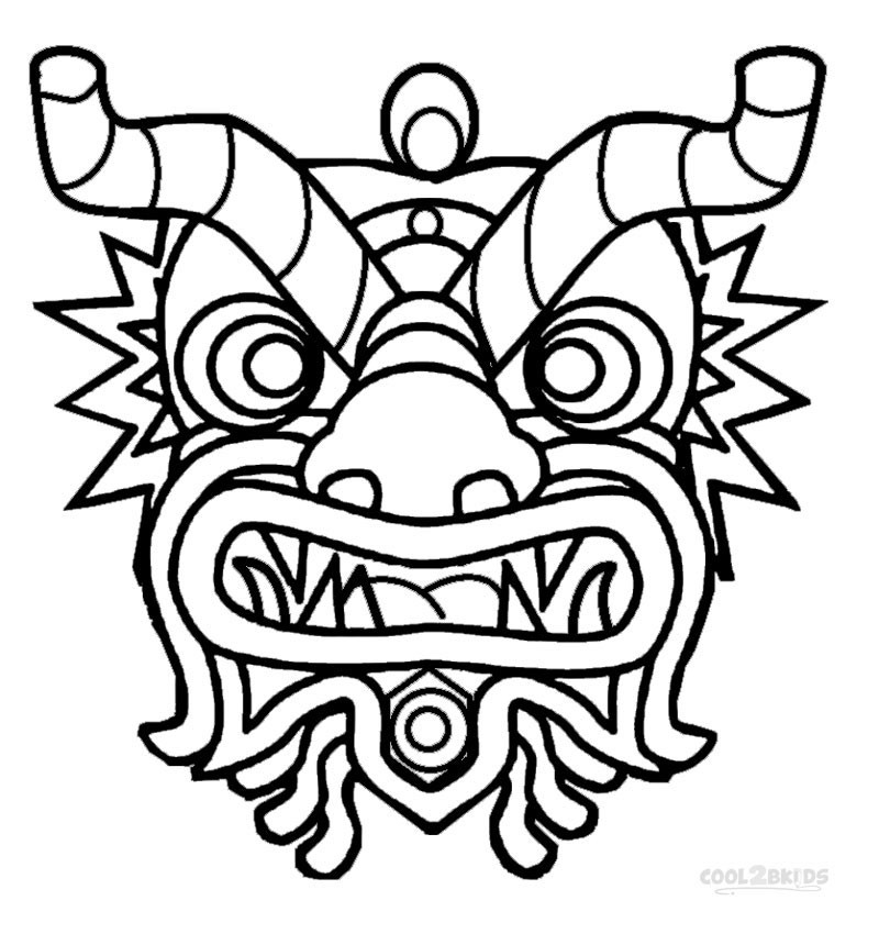 Chinese New Years Coloring Pages
 Printable Chinese New Year Coloring Pages For Kids