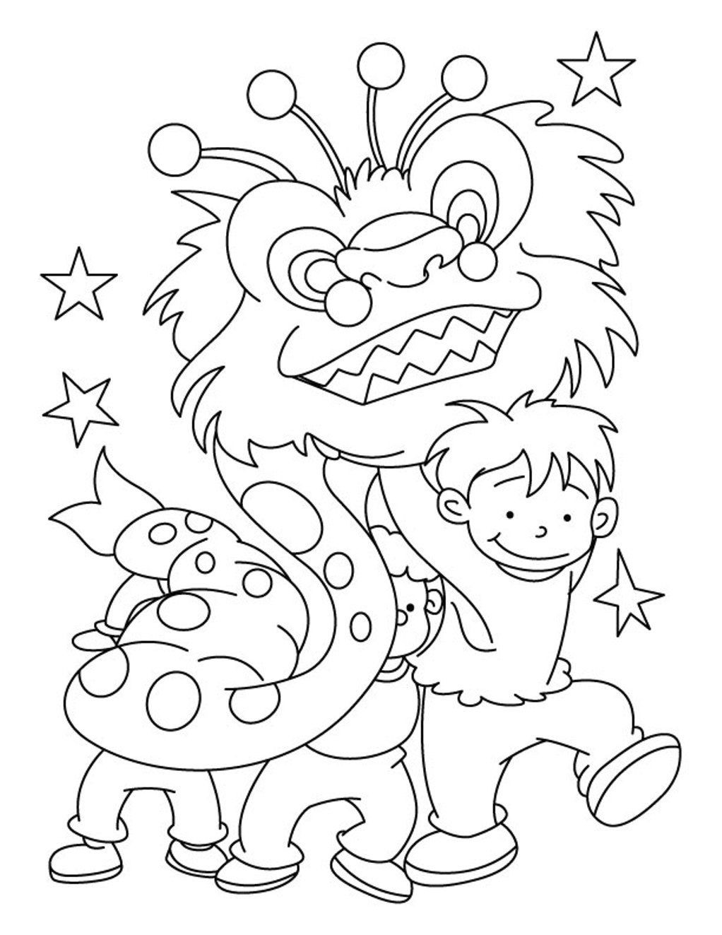 Chinese New Years Coloring Pages
 Chinese New Year Coloring Pages Best Coloring Pages For Kids