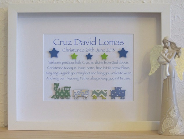 Christening Gift Ideas For Baby Boy
 Classic Baby Boys Unique Christening Baptism Poem Gifts