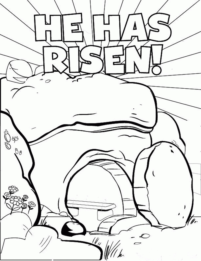 Christian Coloring Pages For Toddlers
 Free Printable Easter Coloring Pages Religious Coloring Home