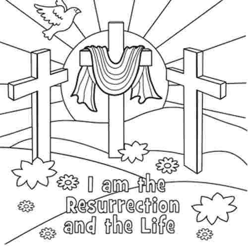 Christian Easter Coloring Pages Printable Free
 easter religious coloring page
