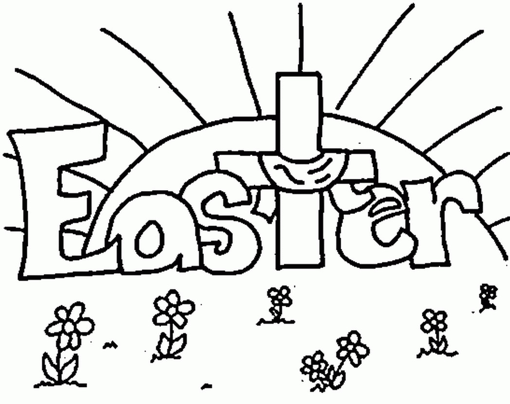 Christian Easter Coloring Pages Printable Free
 Free Printable Easter Coloring Pages Religious Coloring Home