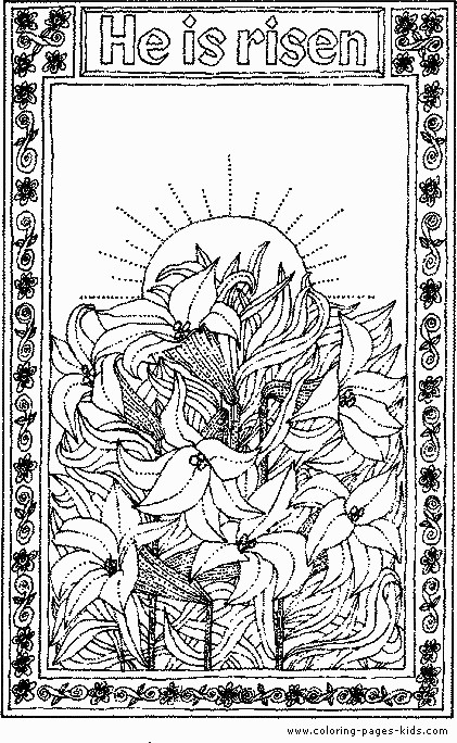 Christian Easter Coloring Pages Printable Free
 Free Religious Easter Printables