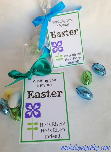 Christian Easter Party Ideas
 michelle paige Easter Favors for Teachers Friends and