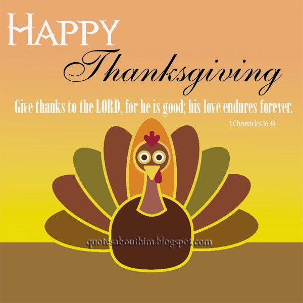 Christian Thanksgiving Quotes
 Happy Thanksgiving card & Christian quotes