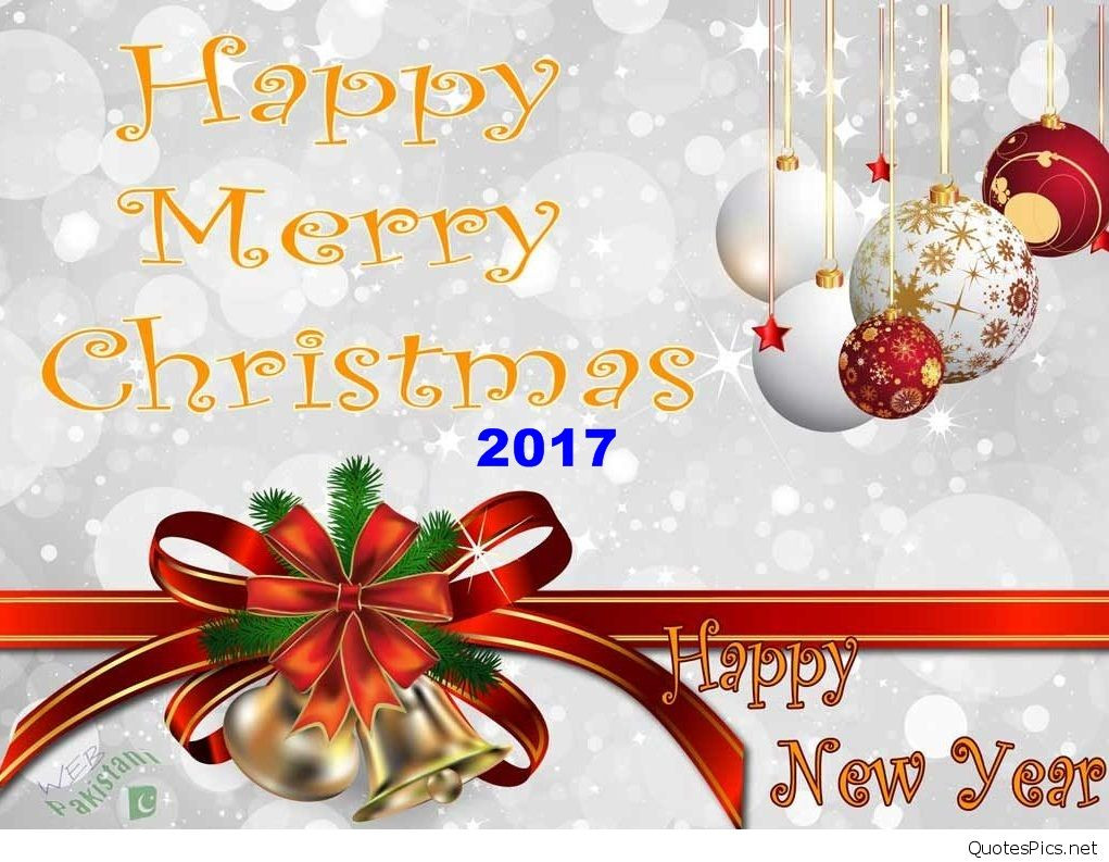 Christmas And New Year Quotes
 Merry Christmas & Happy new year card quotes sayings 2017