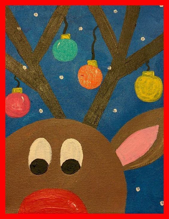 Christmas Art Ideas For Teachers
 Yılbaşı İle İlgili Çizimler