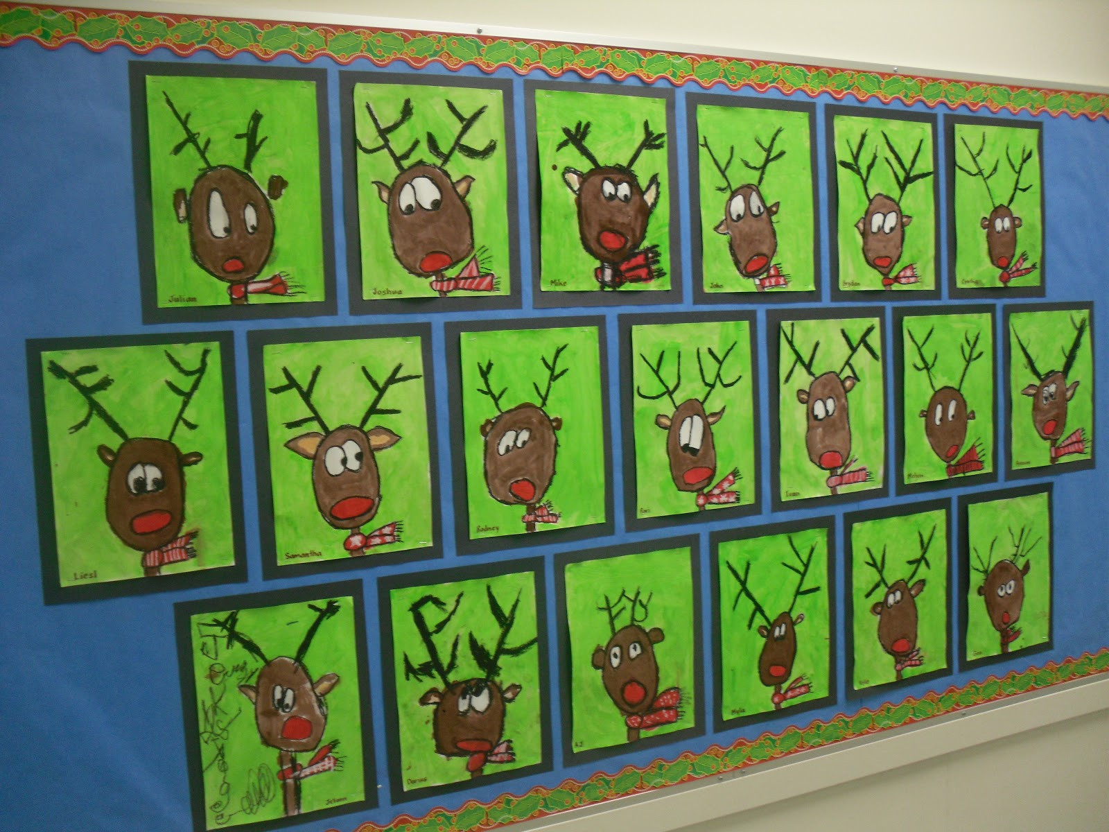 Christmas Art Ideas For Teachers
 ARTventurous Reindeer Portraits