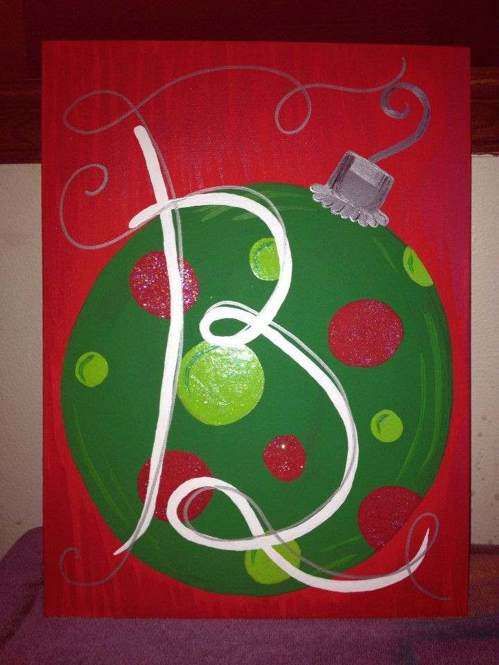 Christmas Canvas Painting Ideas
 10 best Painting images on Pinterest