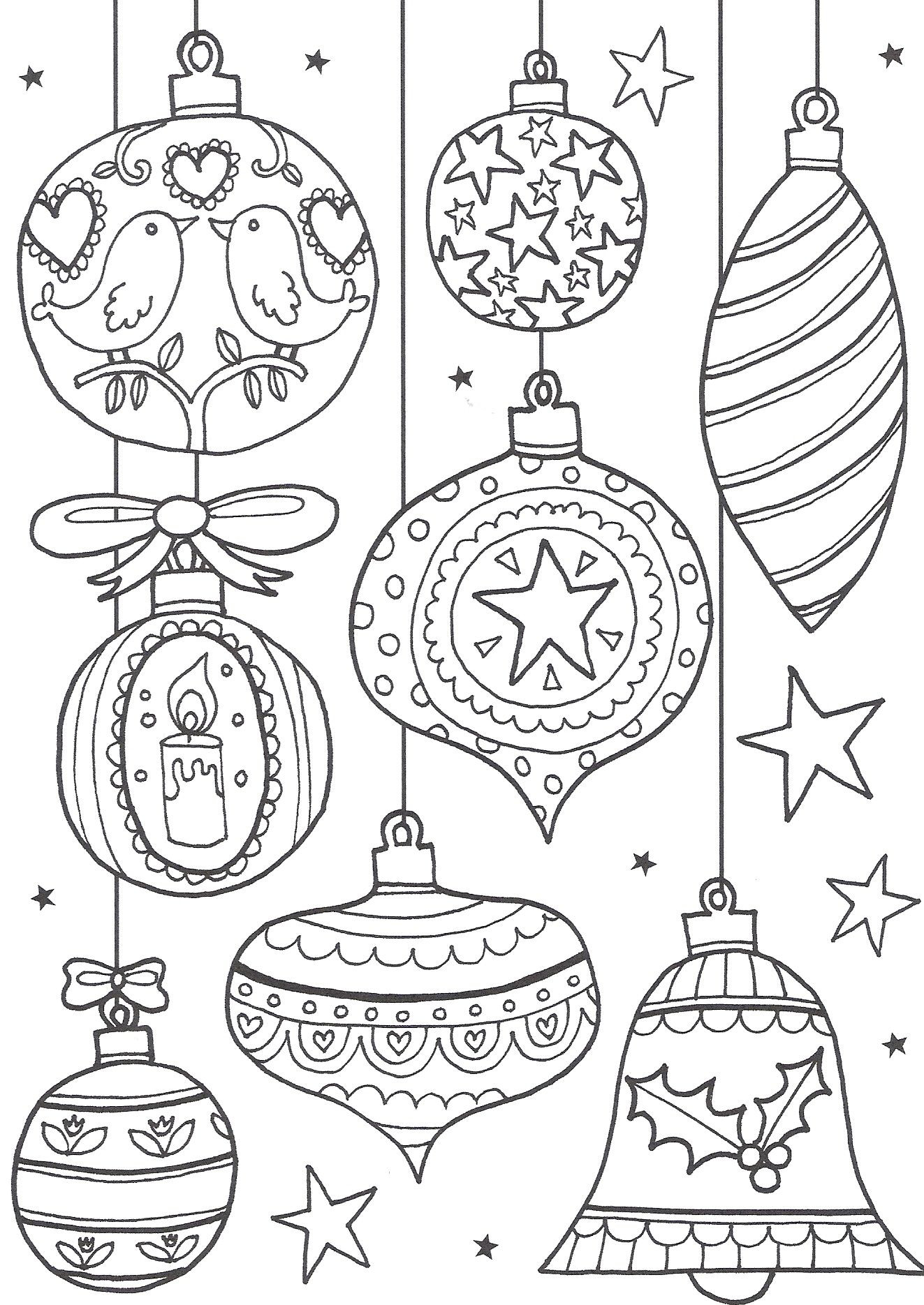 Christmas Coloring Pages Free
 Free Christmas Colouring Pages for Adults The Ultimate