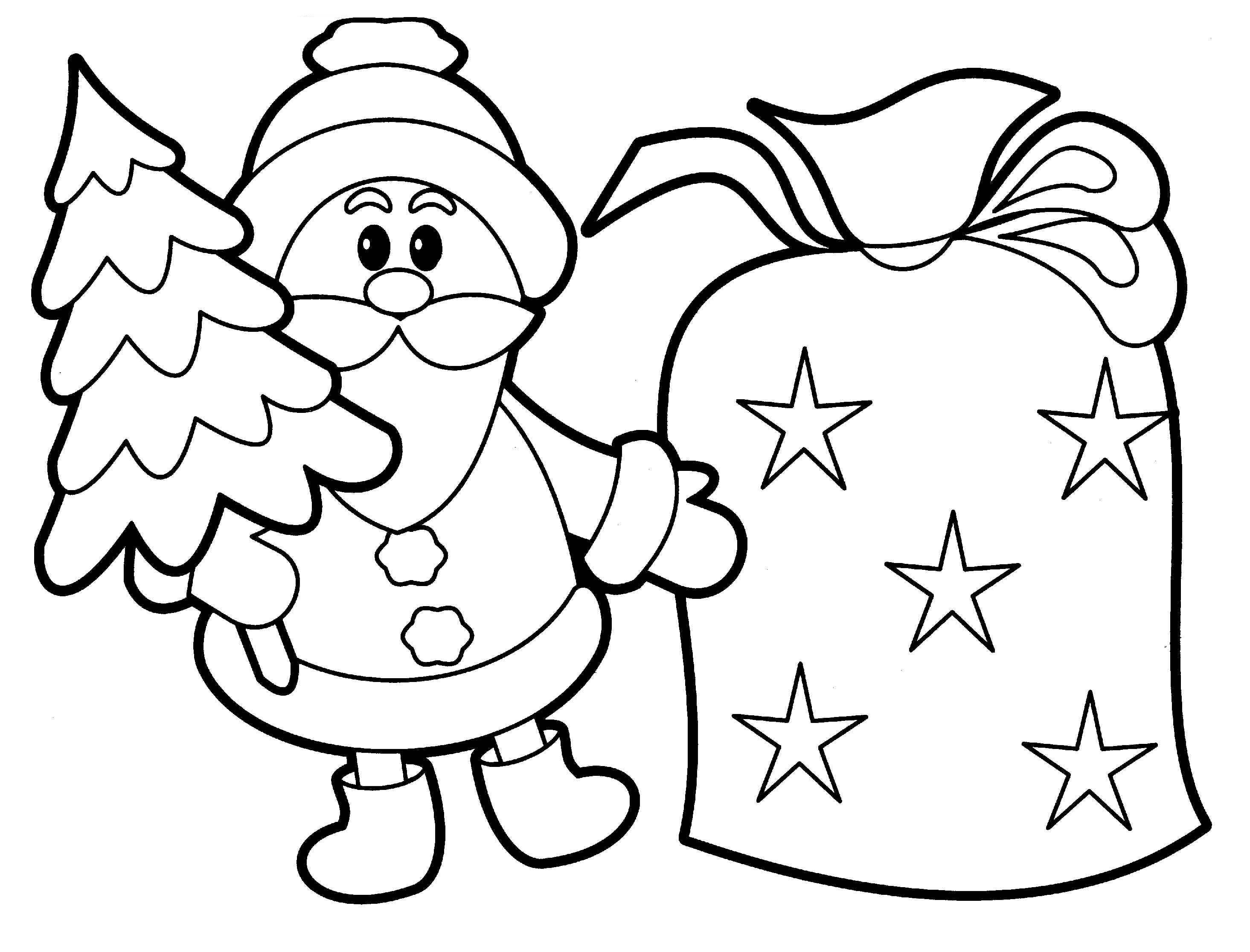 Christmas Coloring Pages Free Printable
 Free Christmas Coloring Pages Printable – Wallpapers9
