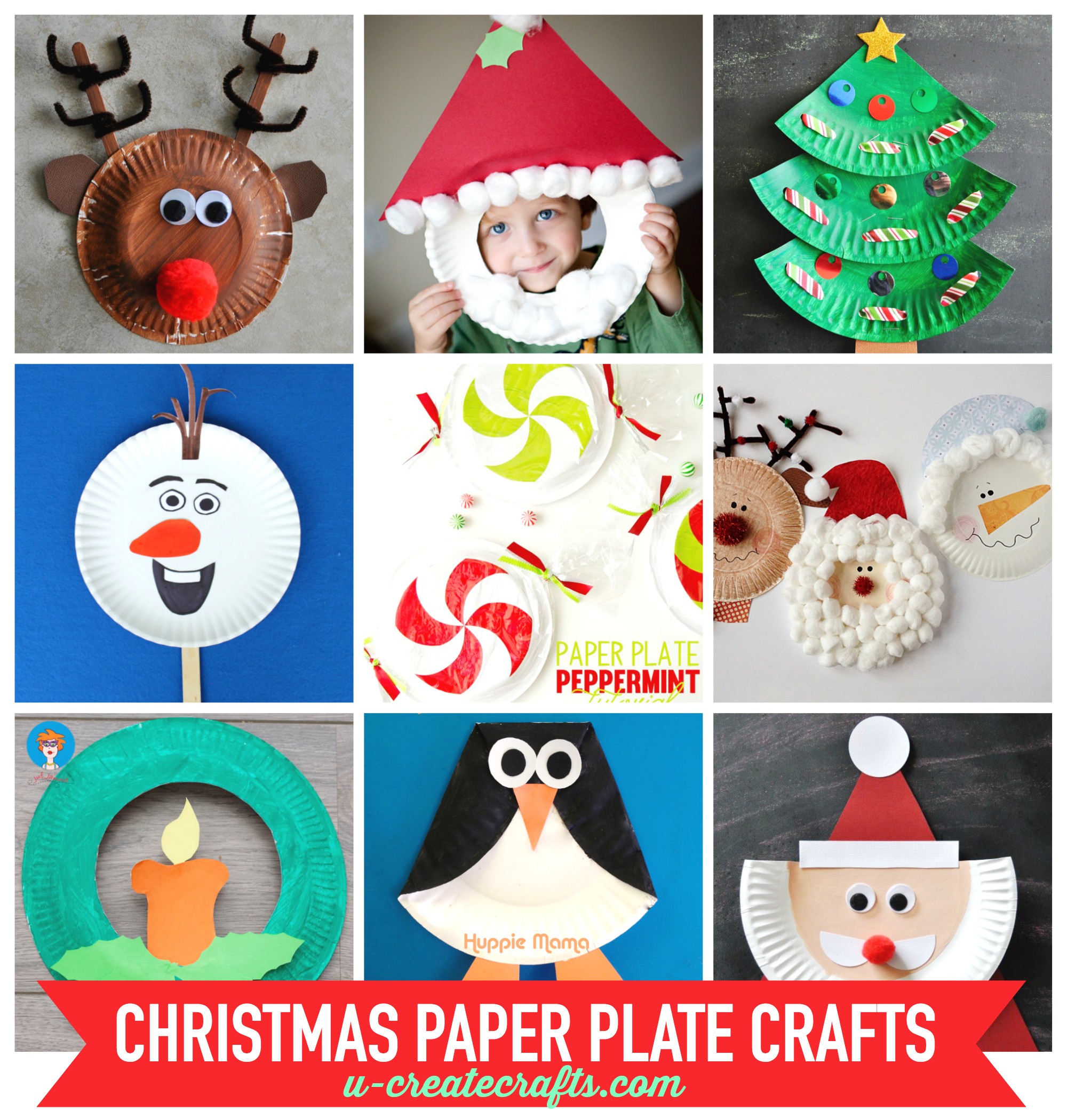 Christmas Craft Ideas For Kids
 Paper Plate Christmas Crafts U Create