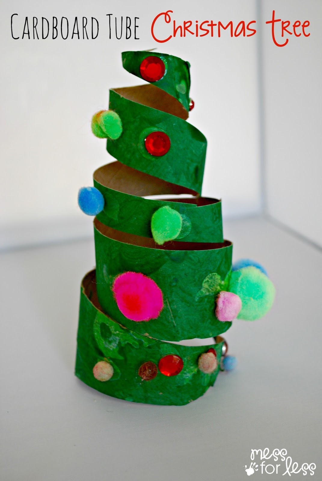 Christmas Craft Ideas For Preschoolers
 Christmas Crafts for Kids Cardboard Tube Christmas Tree