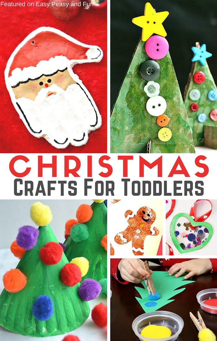 Christmas Craft Ideas For Preschoolers
 Simple Christmas Crafts for Toddlers Easy Peasy and Fun