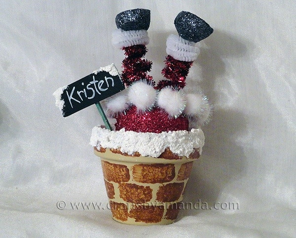 Christmas Crafts For Adults To Make
 Santa Chimney Place Setting Crafts by Amanda