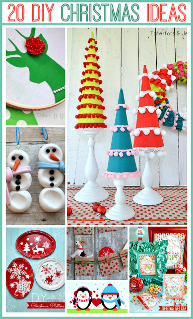 Christmas Decoration Craft Ideas
 20 ADORABLE Handmade Christmas Projects at the36thavenue