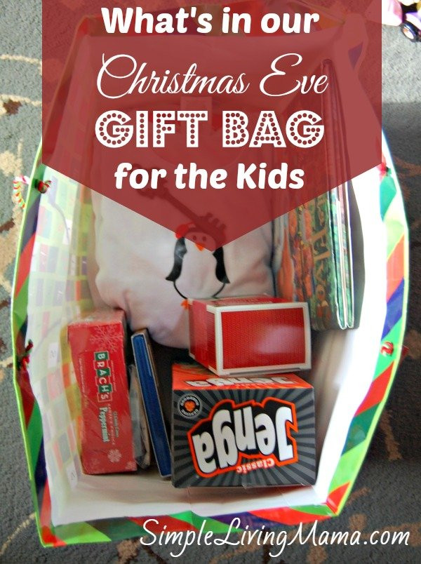 Christmas Eve Gift Ideas
 Christmas Eve Gift Tradition Gift Bag for Kids Simple