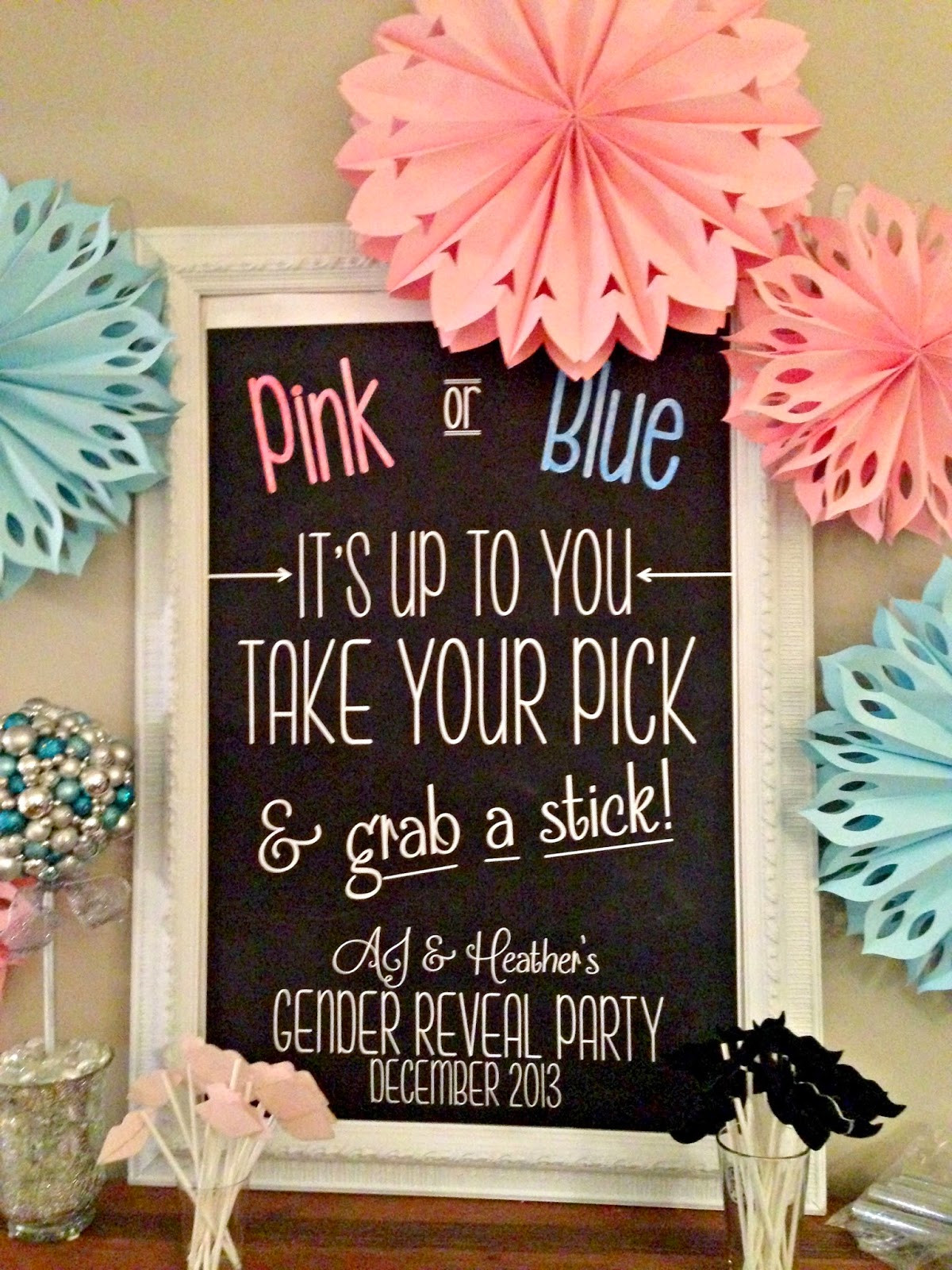 Christmas Gender Reveal Party Ideas
 It s a pretty Prins life Gender Reveal Party