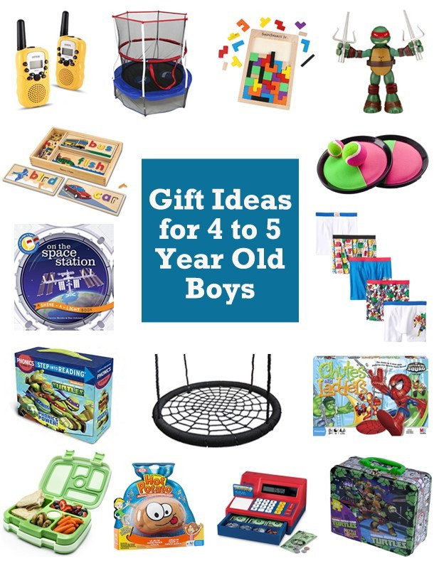 Christmas Gift Ideas For 5 Year Old Boy
 15 Gift Ideas for 4 and 5 Year Old Boys [2016]