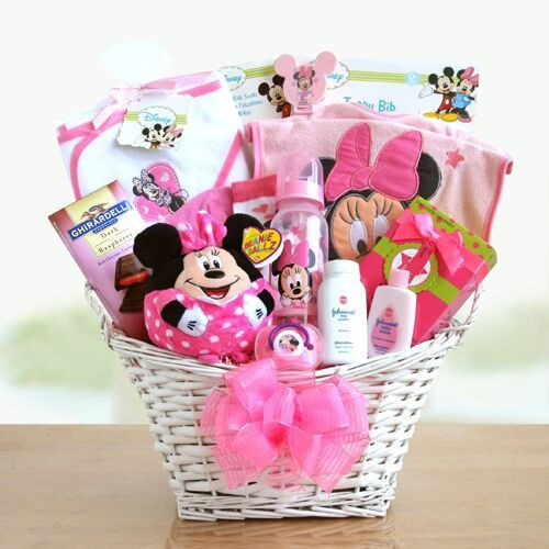 Christmas Gift Ideas For Baby Girl
 Minnie Mouse Baby Girl Gift Basket