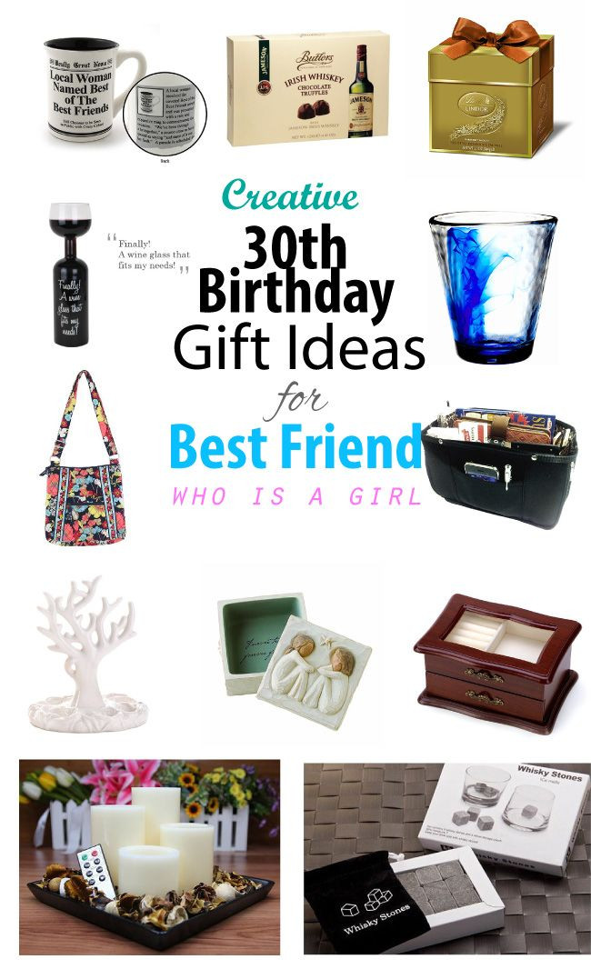 Christmas Gift Ideas For Friends Female
 Creative 30th Birthday Gift Ideas for Female Best Friend