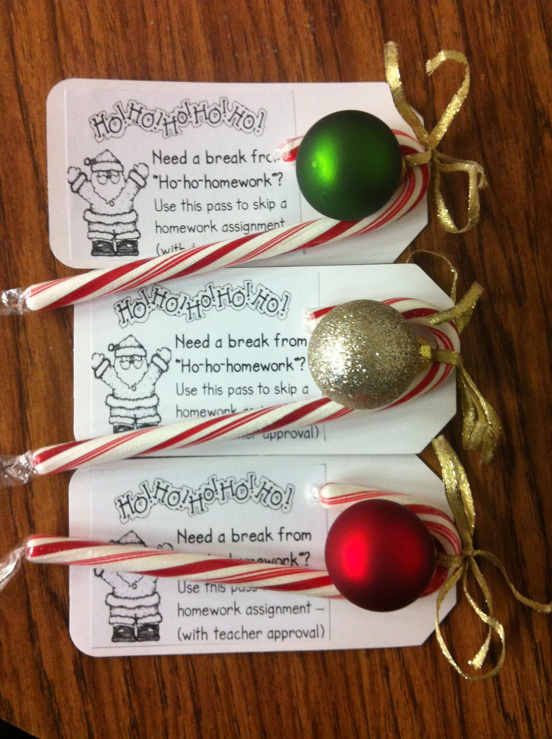 Christmas Gift Ideas For Students
 I made these as Christmas ts for my 4th graders and