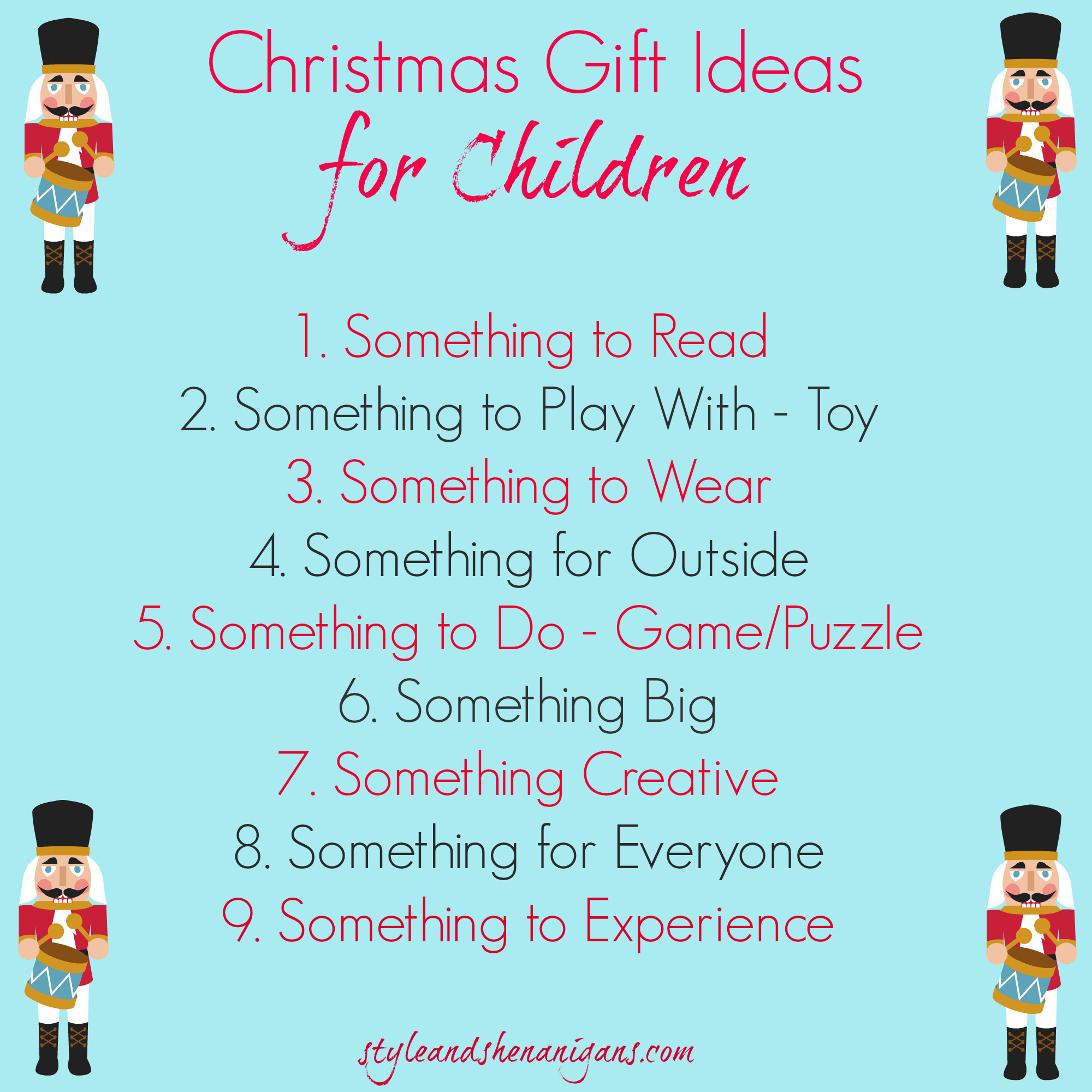Christmas Gift Ideas For Toddlers
 Christmas Gift Guides & Fashion 2014 Style & Shenanigans