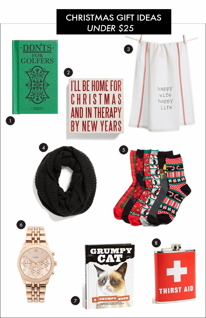 Christmas Gift Ideas Under $25
 Daily Style Finds Finds & Deals Christmas Gifts Under $25