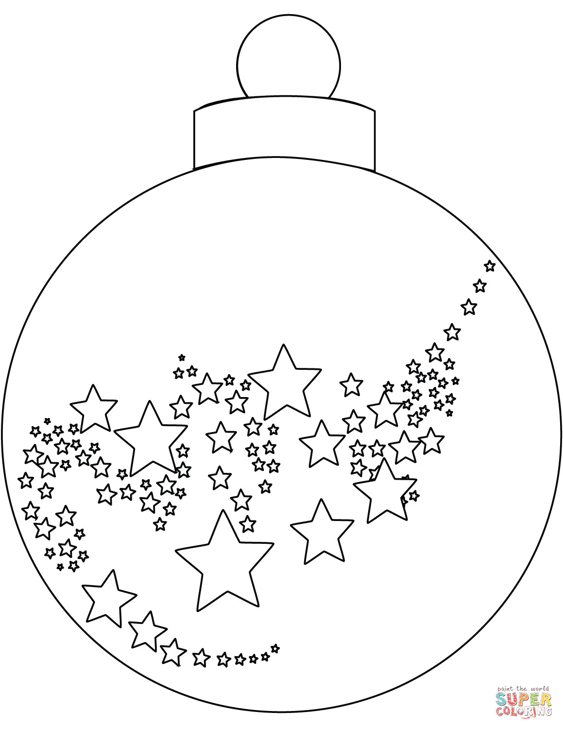 Christmas Ornaments Coloring Pages Printable
 Christmas Ornament coloring page